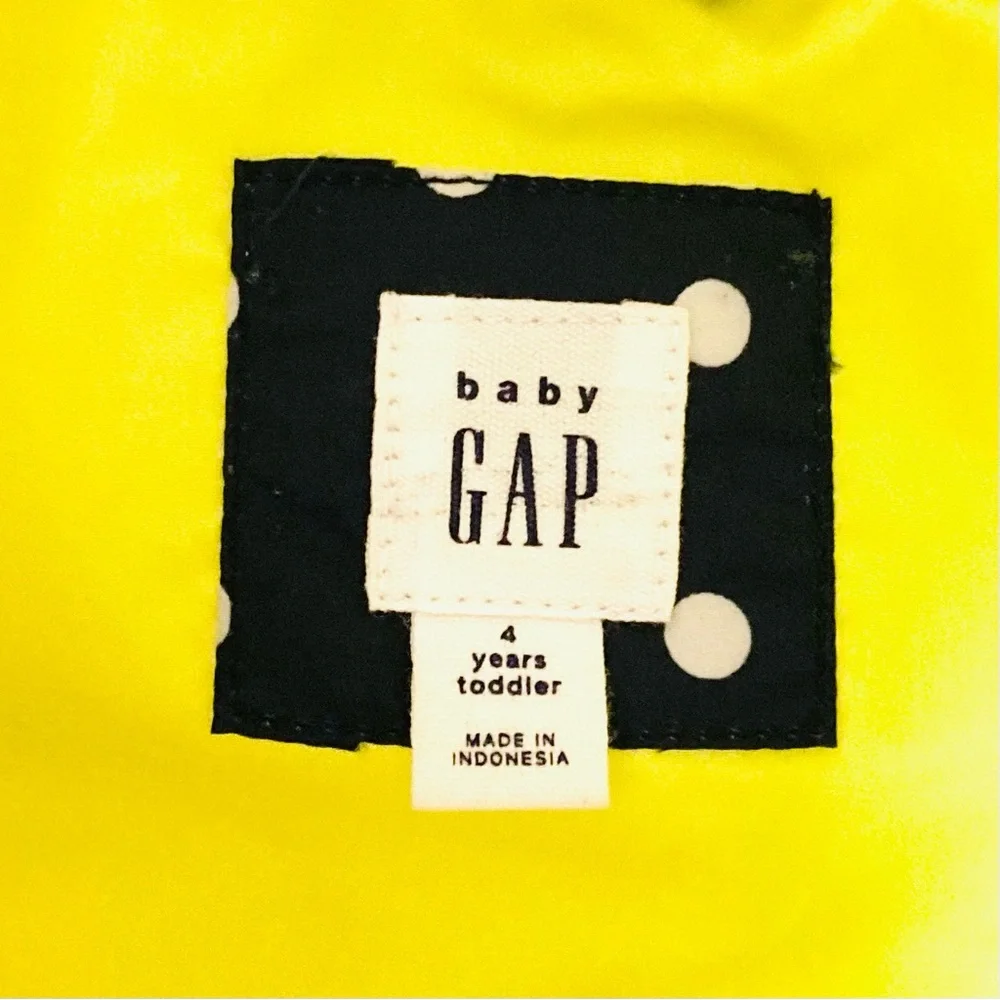 GAP Toddler Vest with Navy and White Polka Dots